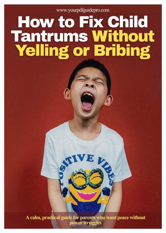 How to Fix Child Tantrums Without Yelling or Bribing