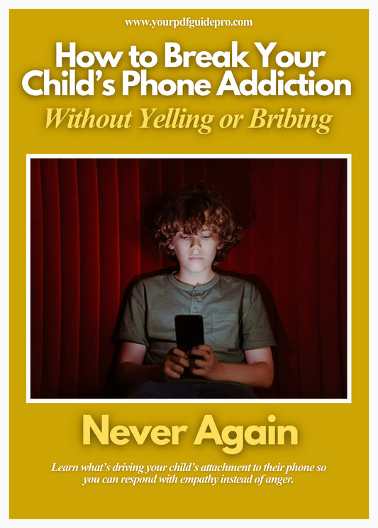How to Break Your Child’s Phone Addiction Without Yelling or Bribing
